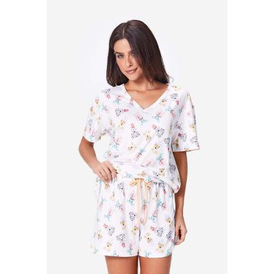 Pijama Curto Suede Badaró