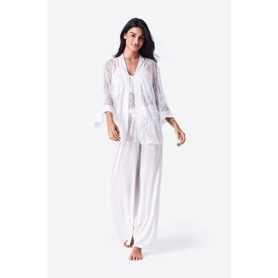 Pijama Longo Trio Renda Almar