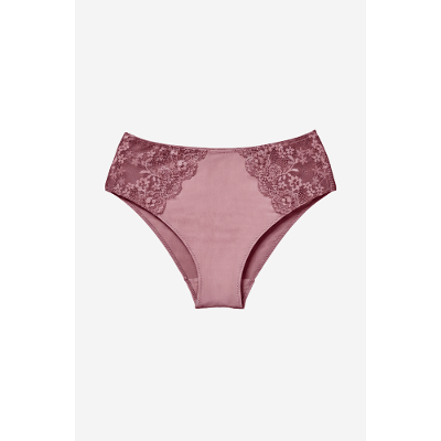 Calcinha Alta Cavada Renda Deep Skin