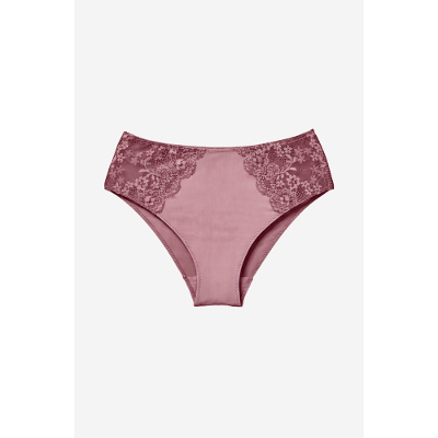 Calcinha Alta Cavada Renda Deep Skin