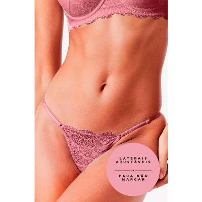 Calcinha String Renda Deep Skin