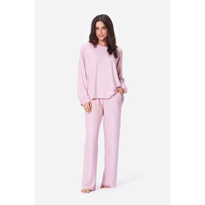Pijama Longo Tecno Cashmere Peach