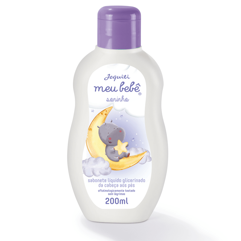 Sabonete Líquido Glicerinado da Cabeça aos Pés Meu Bebê Soninho, 200 ml - 1