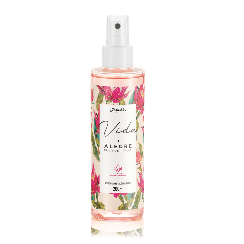 Desodorante Colônia Splash Vida + Alegre Flor De Pitaya, 200 ml - 1