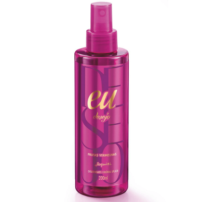 Desodorante Colônia Splash Eu Desejo Frutas Vermelhas Jequiti