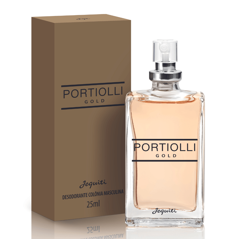 Portiolli Gold Desodorante Colônia Masculina Jequiti, 25 ml - 1
