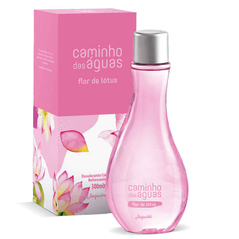 Desodorante Colônia Refrescante Caminho Das Águas Flor De Lotus, 300Ml - 1