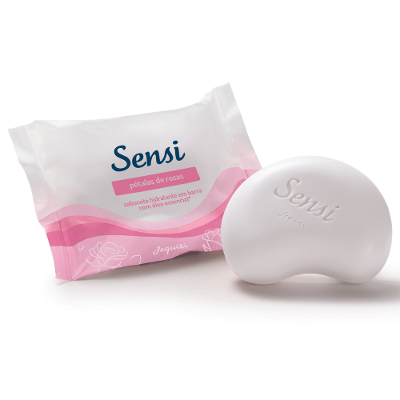 Sabonete Hidratante em Barra Sensi Pétalas de Rosas Jequiti