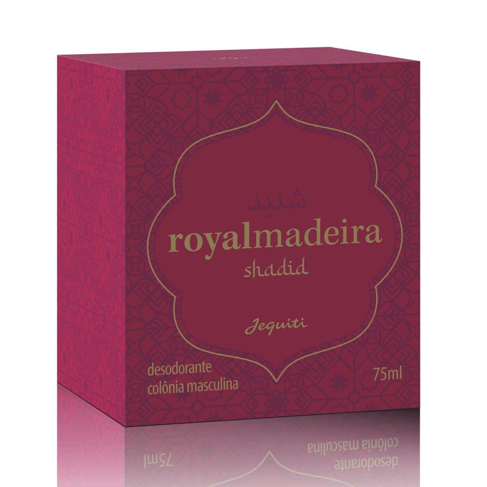 Royalmadeira Shadid Desodorante Colônia Masculina, 75 ml - 3