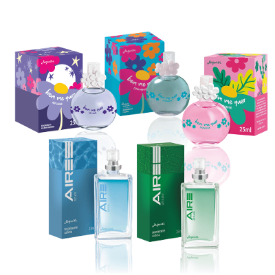 Kit Completo Aire & Bem-Me-Quer, 5 x 25 ml