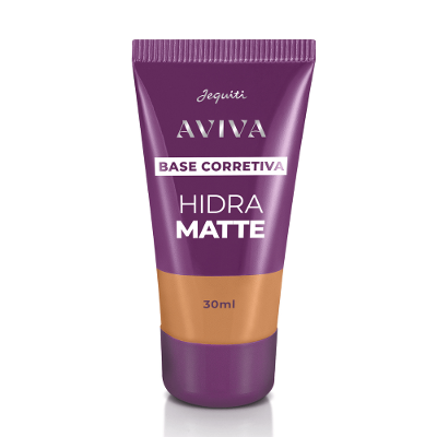 Base Corretiva Aviva Hidra Matte J90, 30 ml