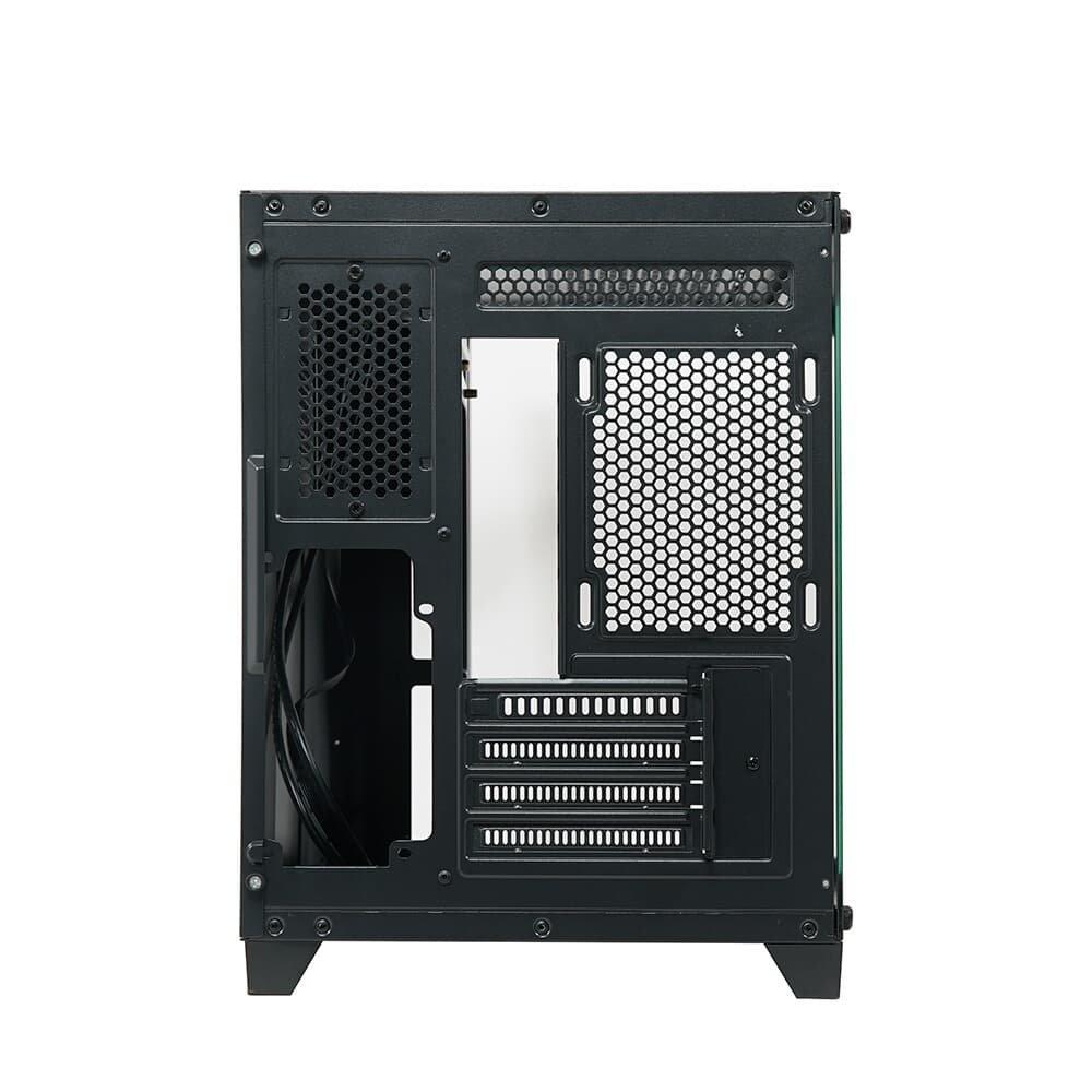 Gabinete Gamer Husky Dome 210, Mini Tower, M-ATX, Lateral e Frontal em Vidro, Sem FANs, Preto - HGN210PT - 3