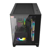 Gabinete Gamer Husky Dome 210, Mini Tower, M-ATX, Lateral e Frontal em Vidro, Sem FANs, Preto - HGN210PT - 7