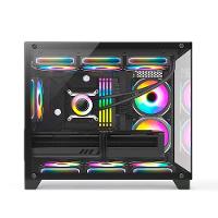 Gabinete Gamer Husky Dome 210, Mini Tower, M-ATX, Lateral e Frontal em Vidro, Sem FANs, Preto - HGN210PT - 8
