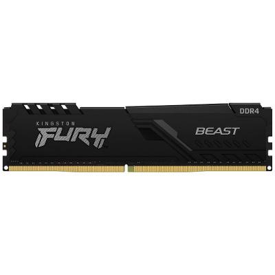 Memoria RAM Kingston Fury  Beast, 8GB, 3200MT/s, DDR4, CL16, DIMM, Preto - KF432C16BB/8WP