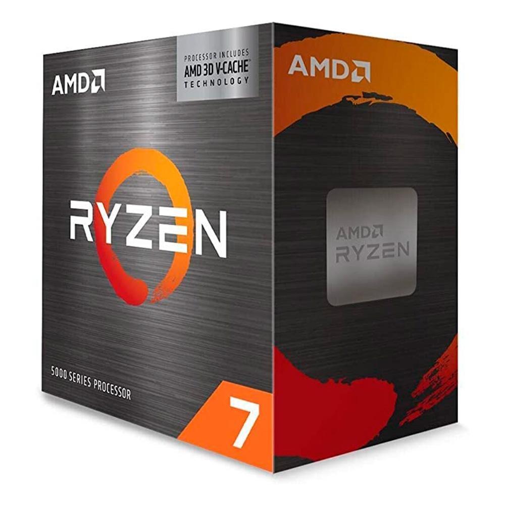 Processador AMD Ryzen 7 5700X3D, 3.0 GHz, (4.1GHz Max Turbo), Cache 4MB, 8 Núcleos, 16 Threads, AM4 - 100-100001503WOF - 1