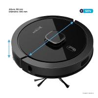 Robô Aspirador e Passa Pano KABUM! smart 900 - 5 Modos de Limpeza, Base 2 em 1, Mapeamento 3D - 127v - Preto - KBSF009 - 2