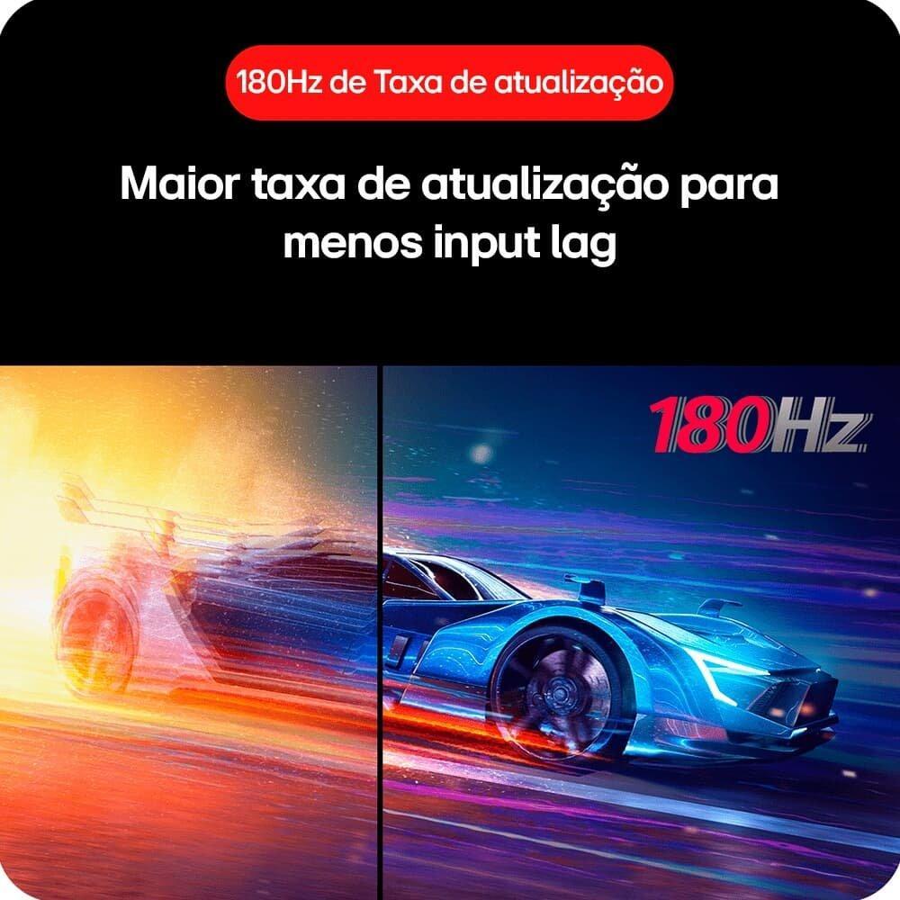 Monitor Gamer LG UltraGear 27", FHD, 180Hz, 1ms, IPS, DP e HDMI, HDR10, FreeSync, G-Sync - 27GS60F-B - 4