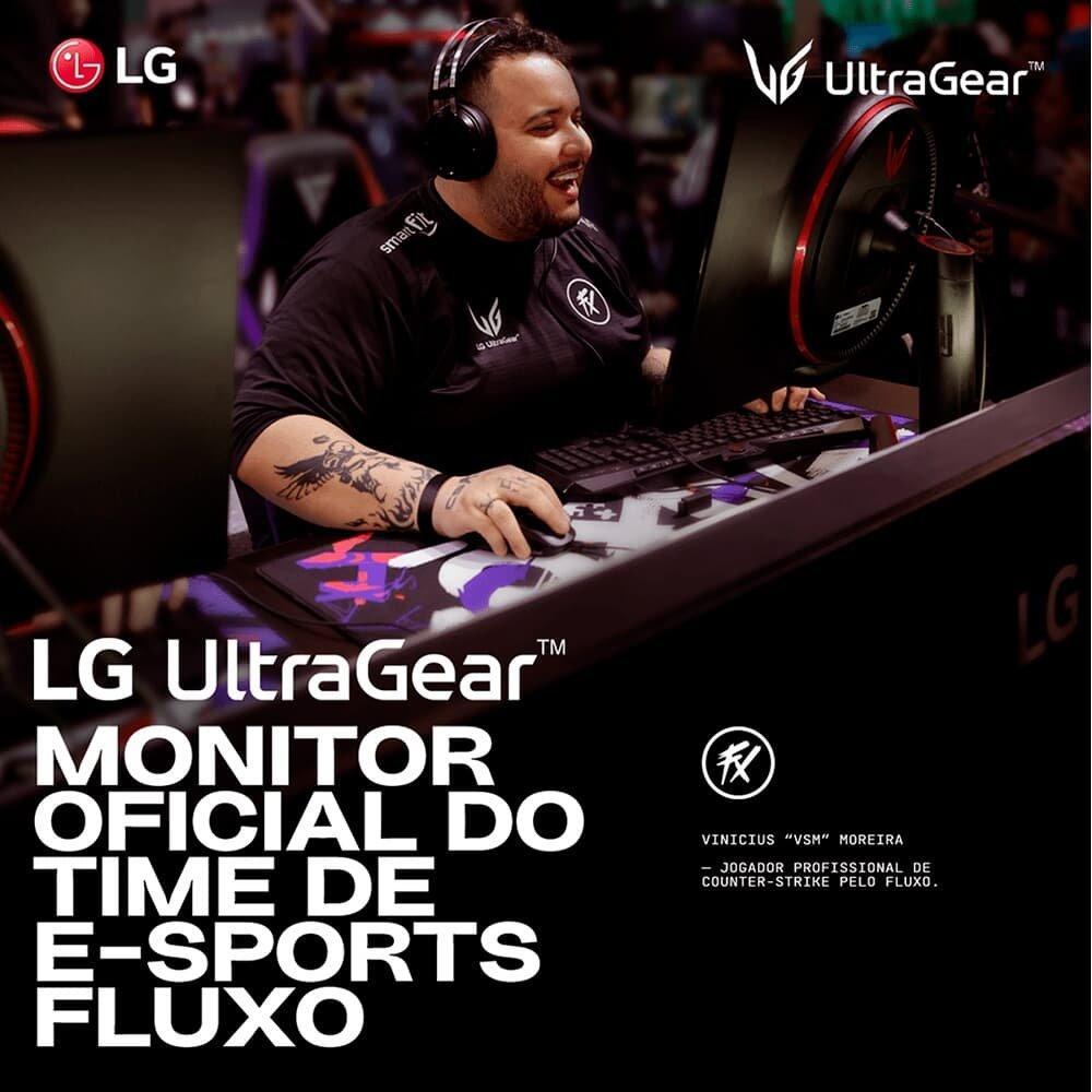 Monitor Gamer LG UltraGear 27", FHD, 180Hz, 1ms, IPS, DP e HDMI, HDR10, FreeSync, G-Sync - 27GS60F-B - 7