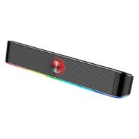 Soundbar Gamer Redragon Adiemus, 6W RMS, RGB, USB, 150Hz/20KHz, Botão Touch, Preto - GS560 - 6