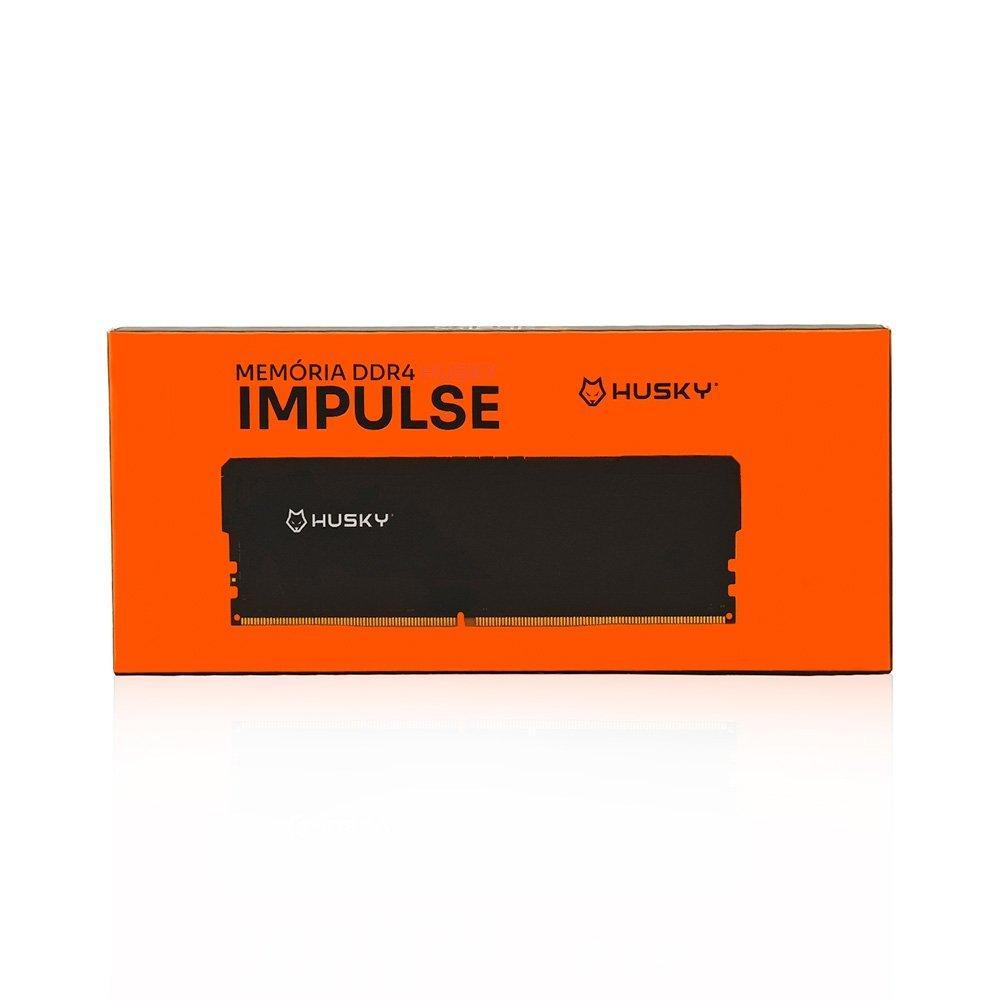 Memória RAM Husky Impulse, 16GB, 3200MHz, DDR4, CL22, Preto - HRM001163222PT - 2