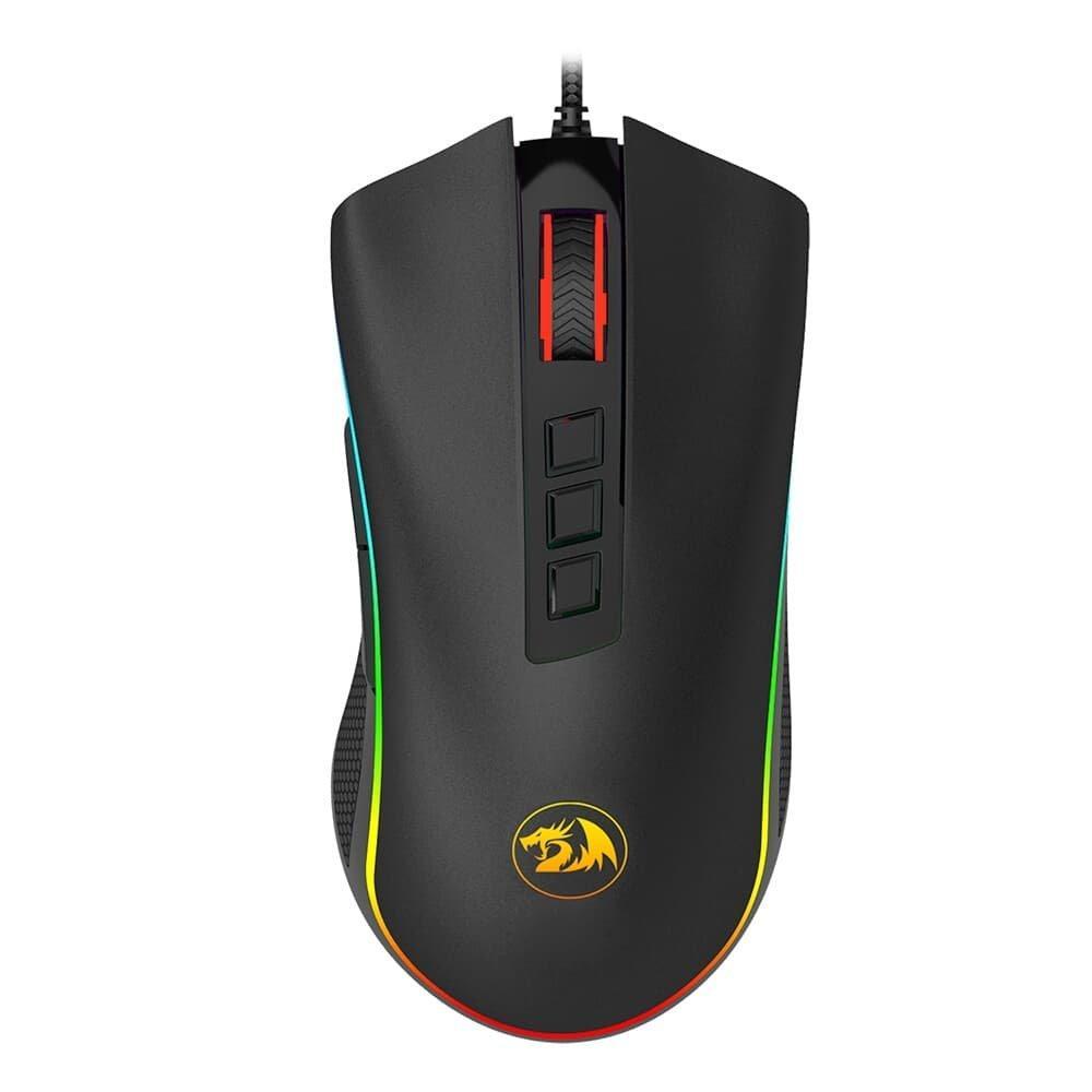 Mouse Gamer Redragon Cobra, Chroma RGB, 12400 DPI, 8 Botões, Preto - M711 - 1