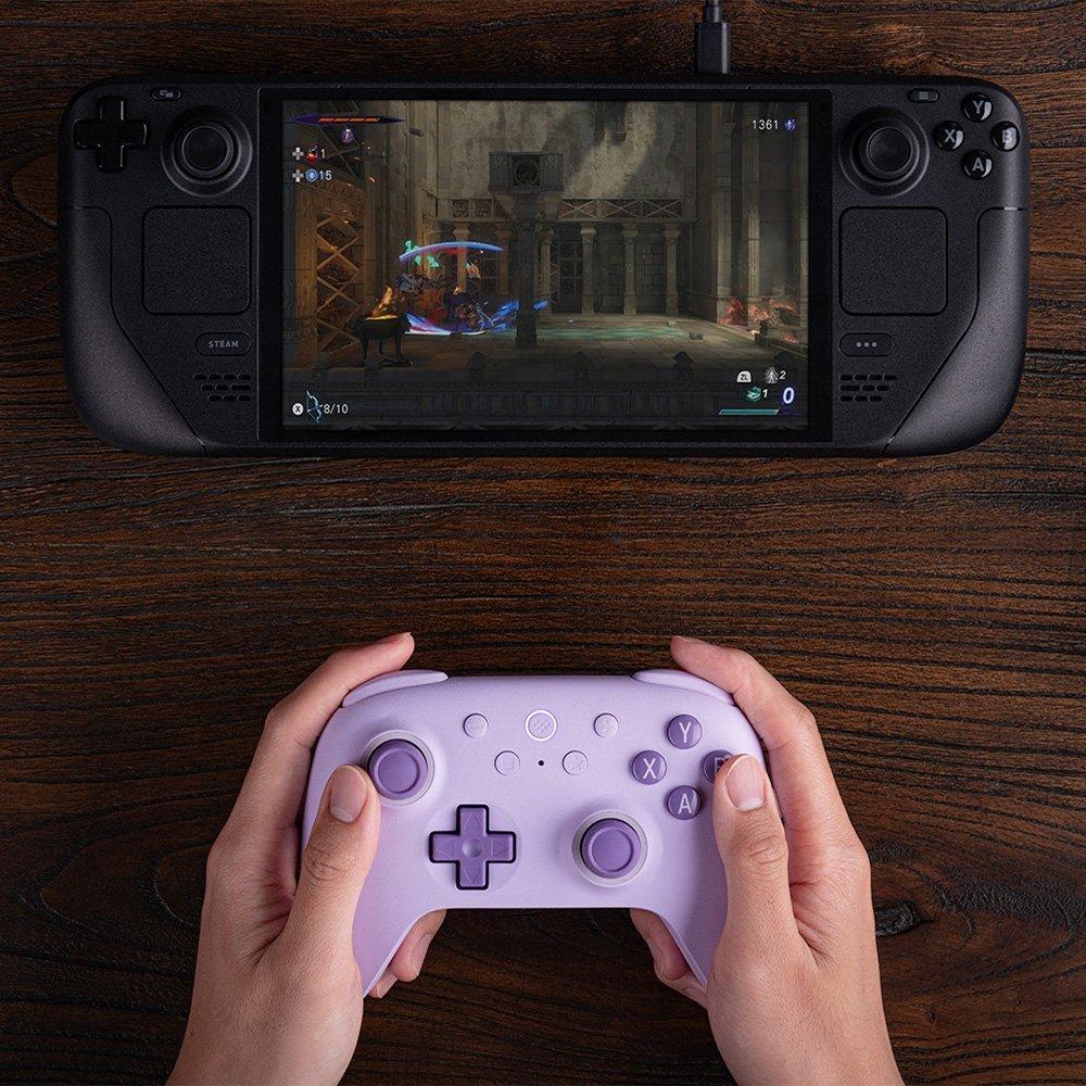 Controle Wireless 8BitDo Ultimate 2C, Roxo - 81HD01 - 2