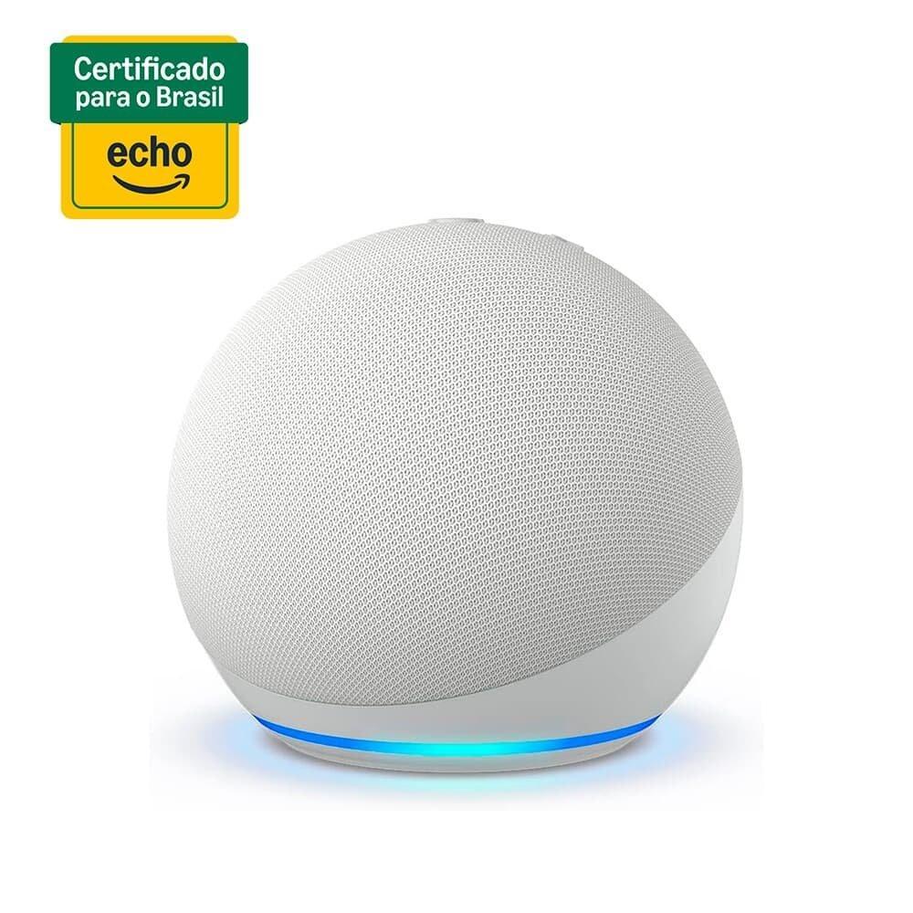 Echo Dot 5ª geração Amazon, com Alexa, Smart Speaker, Branco - B09B8XVSDP - 2