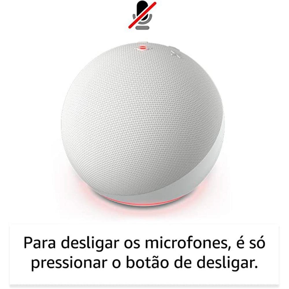 Echo Dot 5ª geração Amazon, com Alexa, Smart Speaker, Branco - B09B8XVSDP - 5