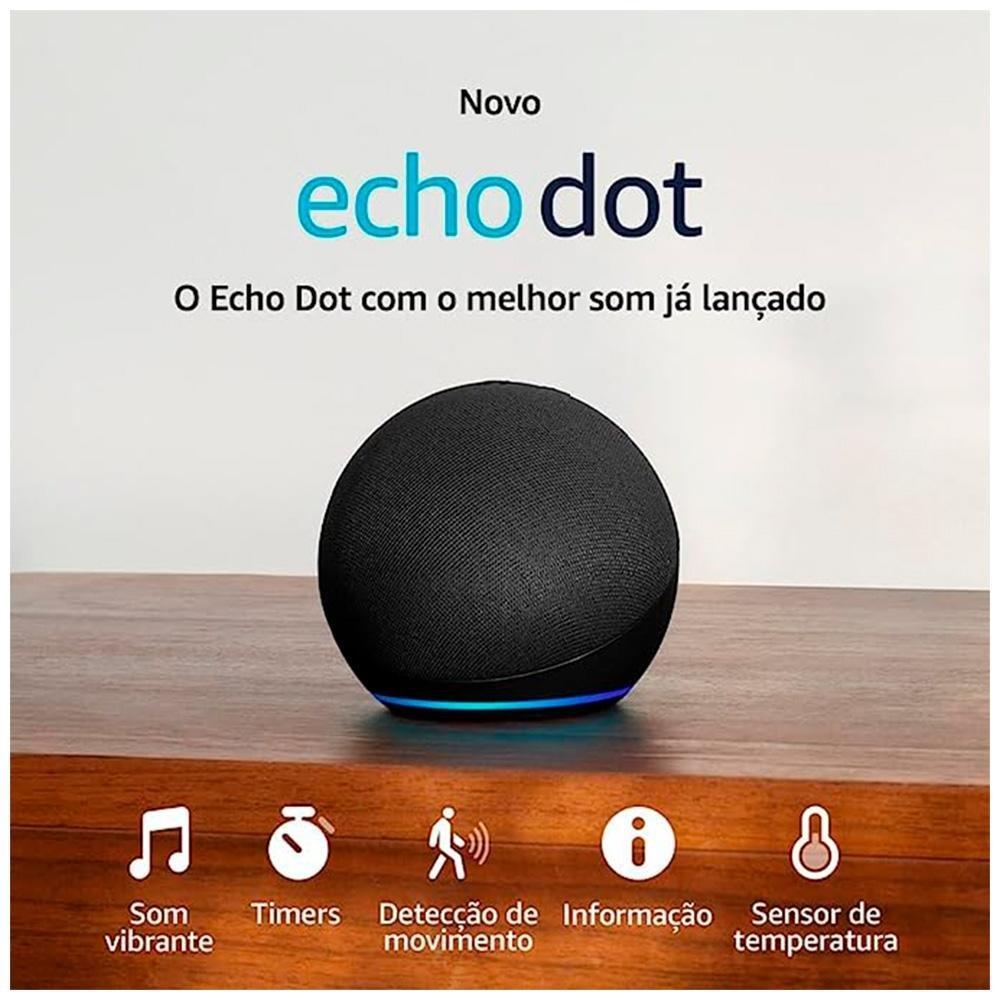 Echo Dot 5ª geração Amazon, com Alexa, Smart Speaker, Branco - B09B8XVSDP - 7