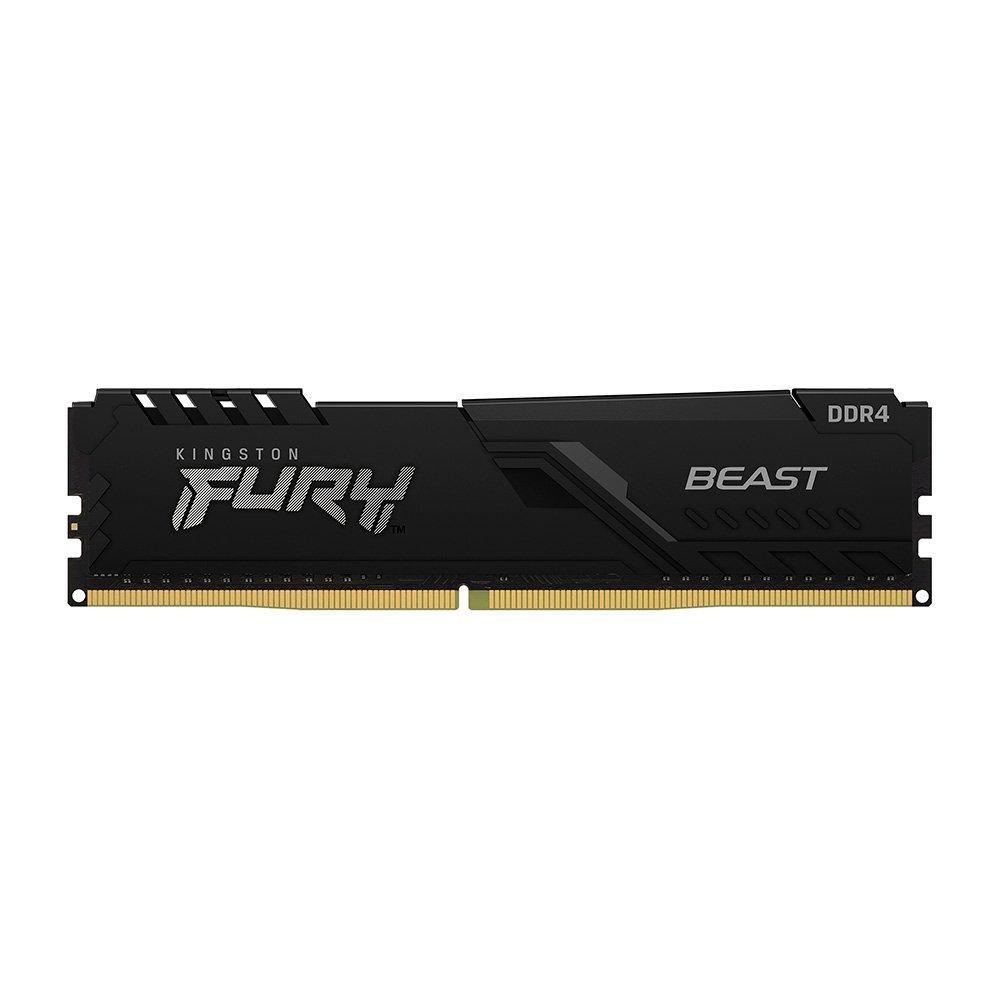 Memoria RAM Kingston Fury  Beast, 16GB, 3200MT/s, DDR4, CL16, DIMM, 1Gx8, Preto - KF432C16BB1/16WP - 10