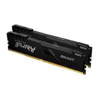 Memoria RAM Kingston Fury  Beast, 16GB, 3200MT/s, DDR4, CL16, DIMM, 1Gx8, Preto - KF432C16BB1/16WP - 8