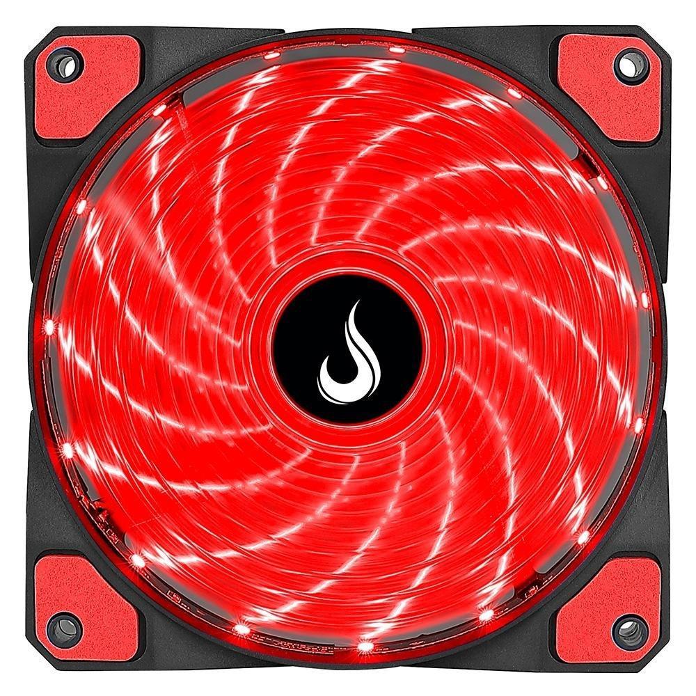 Ventoinha Rise Mode Wind W1, 120mm, LED Vermelho, Preto - RM-WN-01-BR - 2
