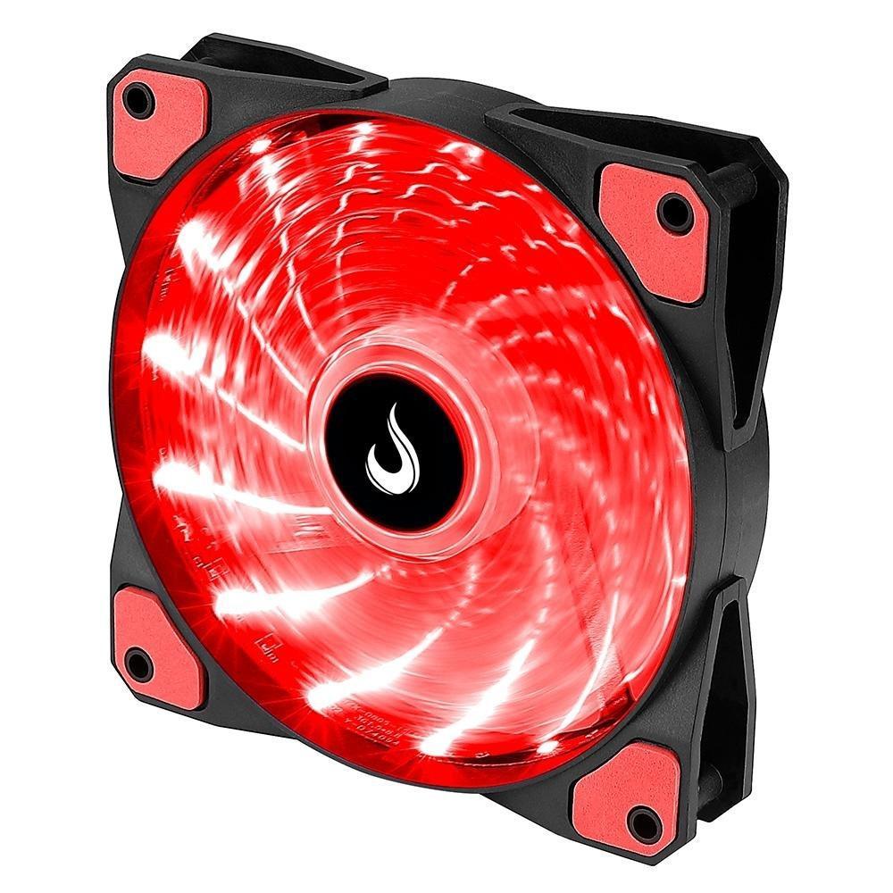 Ventoinha Rise Mode Wind W1, 120mm, LED Vermelho, Preto - RM-WN-01-BR - 6
