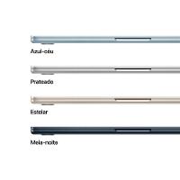 MacBook Air Apple 13" Chip M4, CPU 10 Núcleos, GPU 8 Núcleos, Neural Engine 16 Núcleos, 16GB RAM, SSD 256GB, Meia-noite - MW123BZ/A - 9