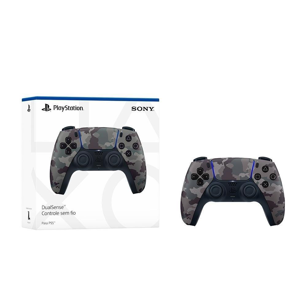 Controle Sony DualSense PS5, Sem Fio, Gray Camuflado - 1000039944 - 4