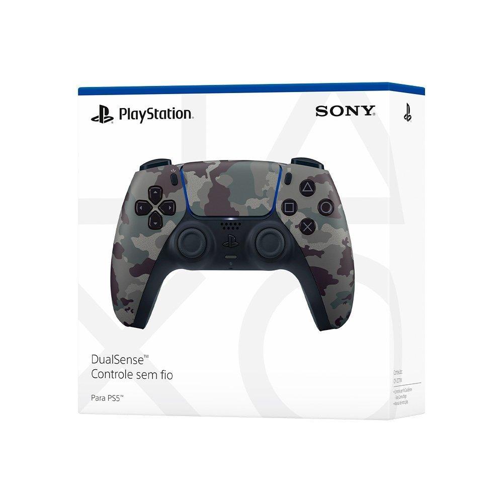 Controle Sony DualSense PS5, Sem Fio, Gray Camuflado - 1000039944 - 6