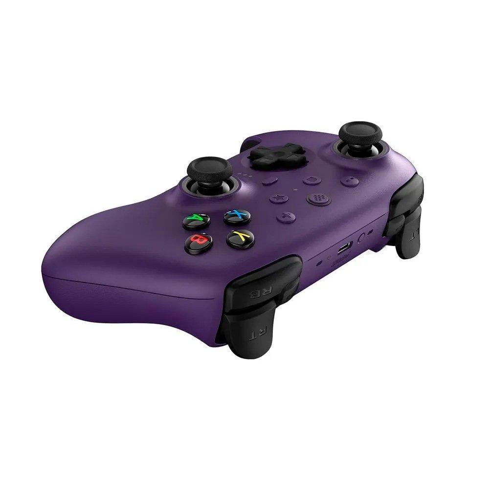 Controle Wireless 8BitDo Ultimate 2, Efeito Hall, 2.4G, com Dock, p/ PC e Android, Roxo - 81HE03 - 3