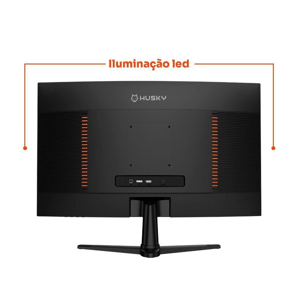 Monitor Gamer Curvo Husky Boreal 27", FHD, 260Hz, 1ms, Adaptive Sync, VA, DisplayPort e HDMI, HDR - HMG00627PT - 7