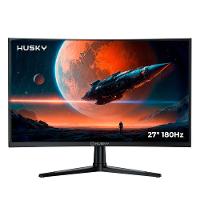Monitor Gamer Curvo Husky Boreal 27", FHD, 180Hz, 1ms, Adaptive Sync, VA, DisplayPort e HDMI, HDR - HMG00527PT - 1