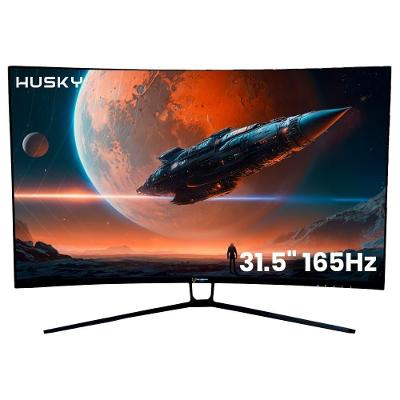 Monitor Gamer Husky Hailstorm 31.5' LED, Curvo, 165 Hz, Full HD, 1ms, Adaptive Sync, HDMI/DisplayPort, Ajuste de Ângulo - HGMT002