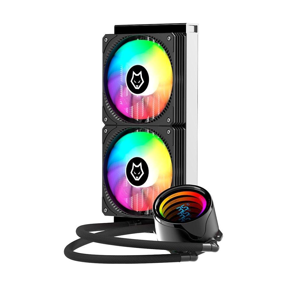 Water Cooler Husky Glacier, Iluminação ARGB, 240mm, AMD e Intel, Preto - HWT600PT - 3