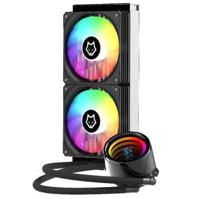 Water Cooler Husky Glacier, Iluminação ARGB, 240mm, AMD e Intel, Preto - HWT600PT