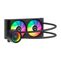 Water Cooler Husky Glacier, Iluminação ARGB, 240mm, AMD e Intel, Preto - HWT600PT - 9