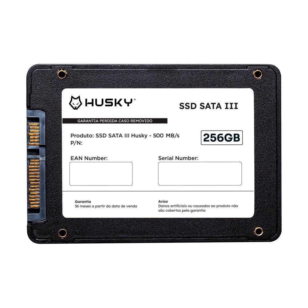 SSD Husky, SATA III, 256GB, 2.5", Leitura 500MB/s, Gravação 450MB/s, Preto - HSSD001256 - 3