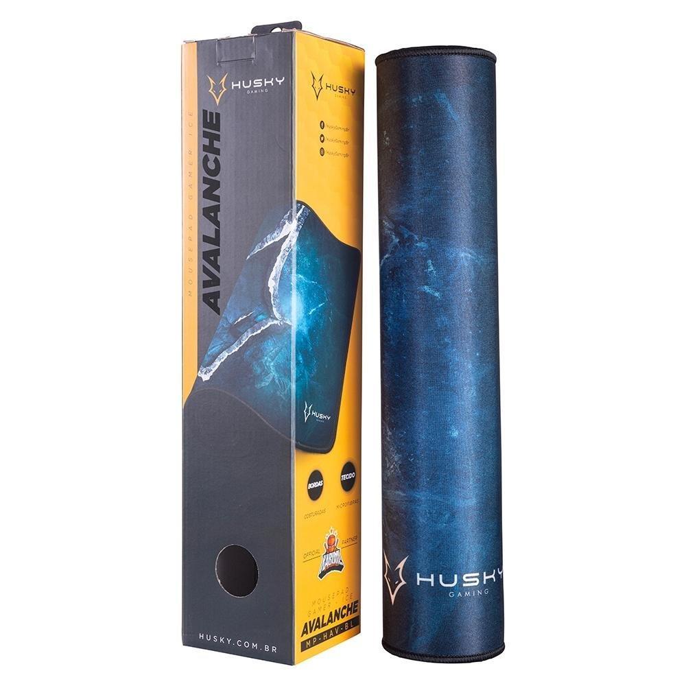 Mousepad Gamer Husky Ice Avalanche, Speed, Extra Grande (900x400mm) - MP-HAV-BL - 9