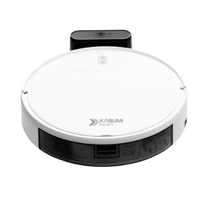 Robô Aspirador e Passa Pano KABUM! smart 100 - 5 Modos de Limpeza, Sensor Anti-Queda, Base de Carregamento - Bivolt - Branco - KBSF005