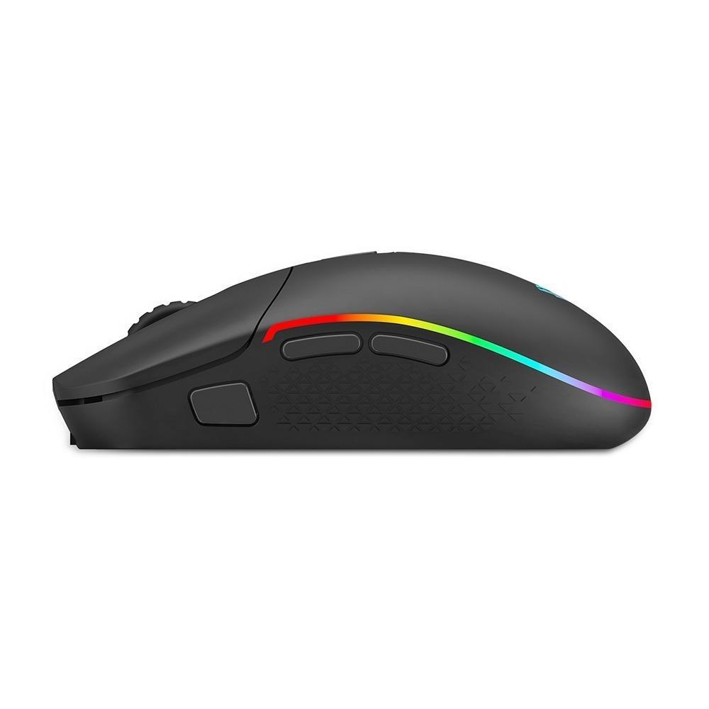Mouse Gamer Sem Fio Redragon Invader Pro, RGB, 10000 DPI, 9 Botões, Wireless, Preto - M719RGB-PRO - 4