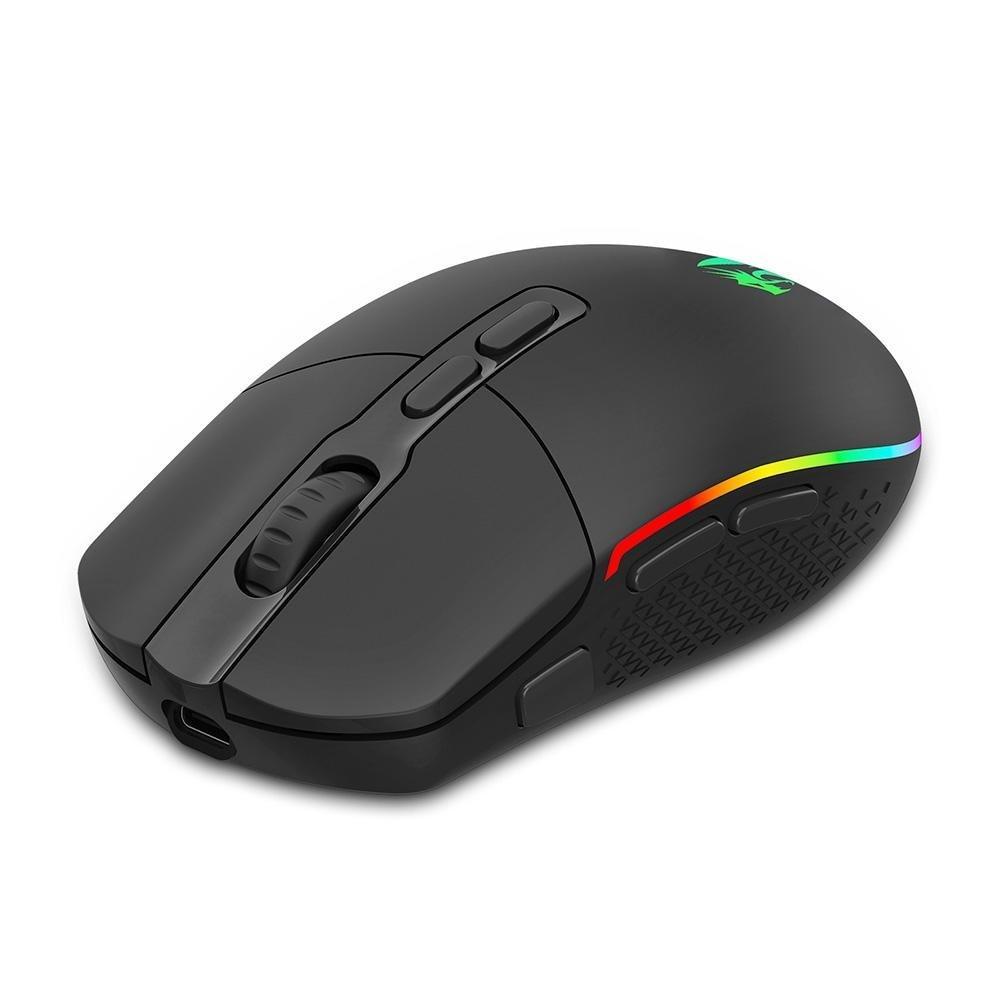 Mouse Gamer Sem Fio Redragon Invader Pro, RGB, 10000 DPI, 9 Botões, Wireless, Preto - M719RGB-PRO - 7