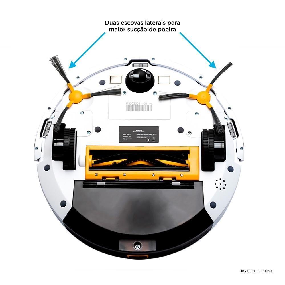 Robô Aspirador e Passa Pano KABUM! smart 700 - 5 Modos de Limpeza, Mapeamento a Laser 3D, Base de Carregamento - Bivolt - Branco - KBSF006 - 2